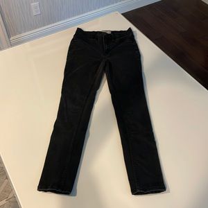 Free People Black/Charcoal Skinny Jeans, Size 27